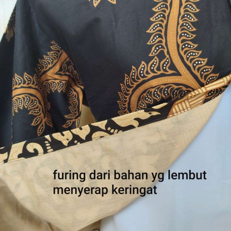 Batik Pria Lengan Panjang Lapis Furing Katun Premium