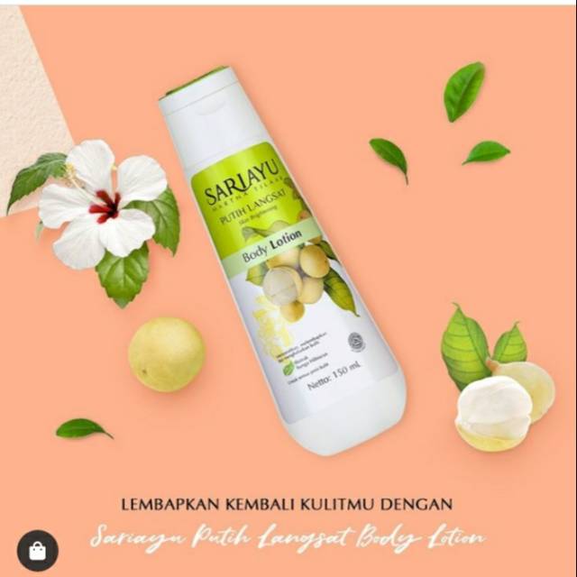 Sariayu body lotion putih langsat