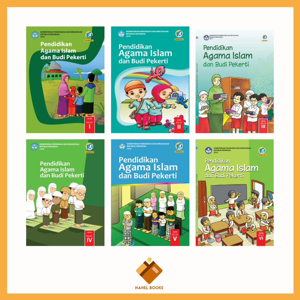 BUKU AGAMA ISLAM SD DEPDIKNAS KELAS 1,2,3,4,5,6