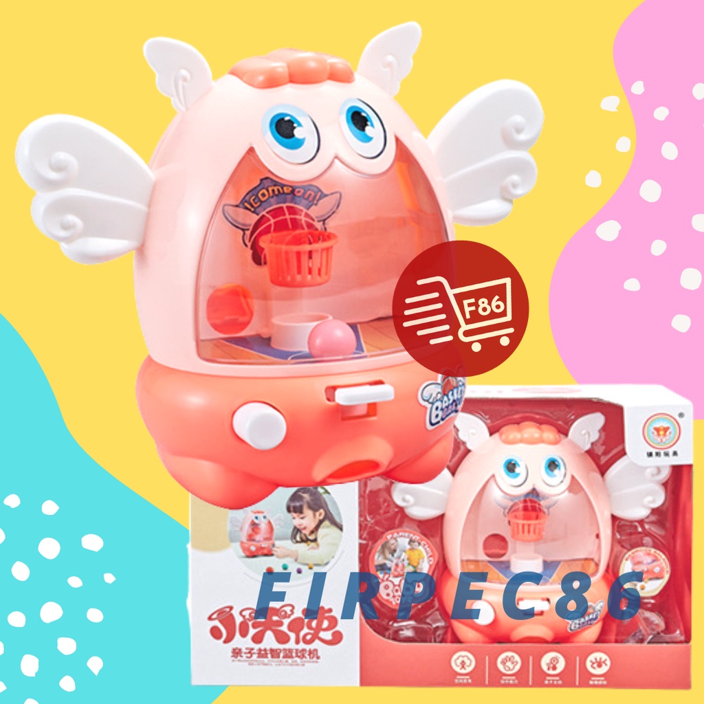 F86 Little Angel Basketball Machine - Mesin Permainan Bola Anak Murah