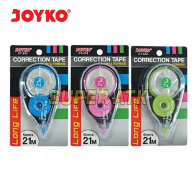 

Correction Tape Joyko CT-533 / Tip-ex Joyko CT-533