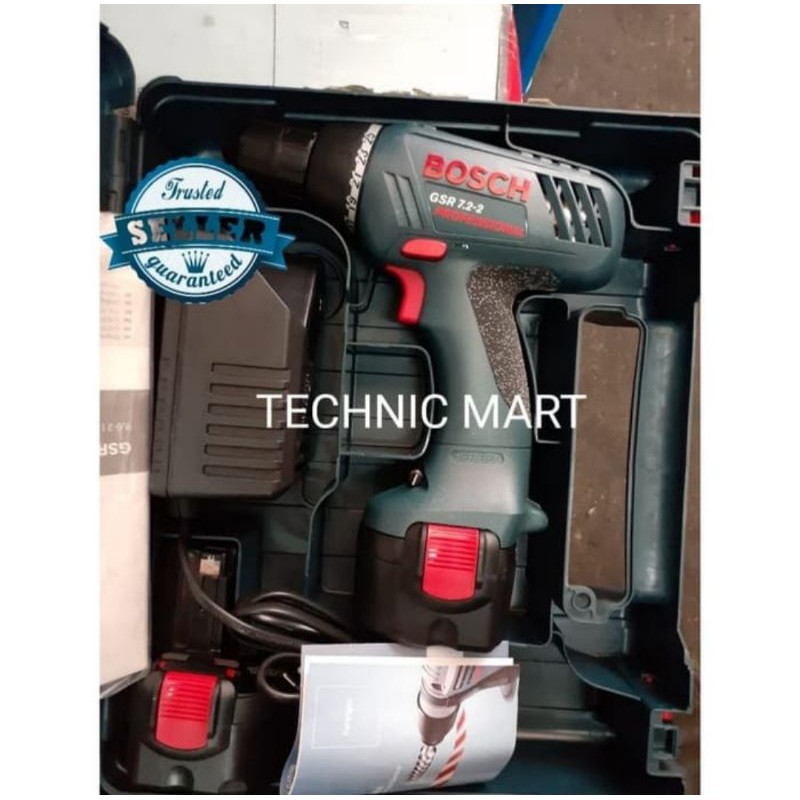 Bosch GSR 7.2-2 Cordless Drill / Bor Baterai 7.2V
