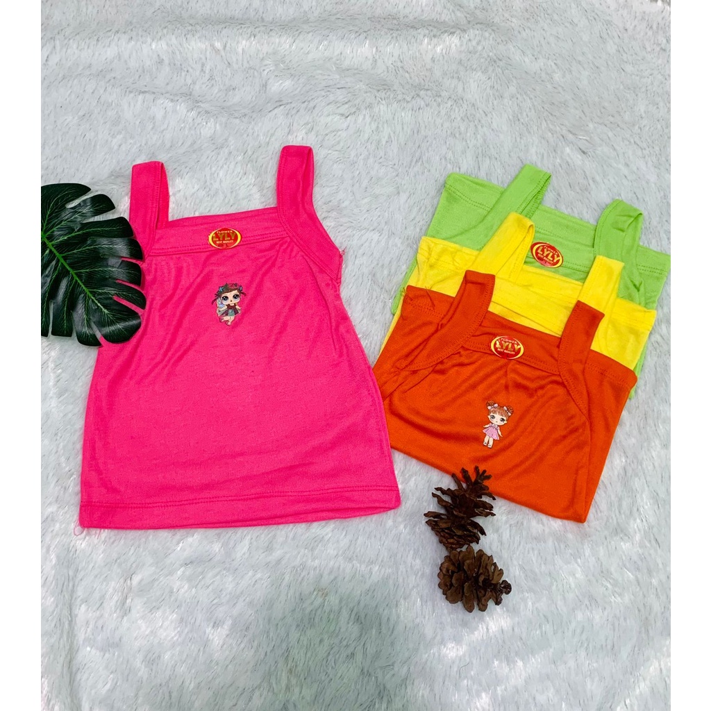 Rc Singlet/Kaos Bayi Merk Lily Kaos Dalam Warna Motif Karakter  Kaos Kutang Harga Terjangkau