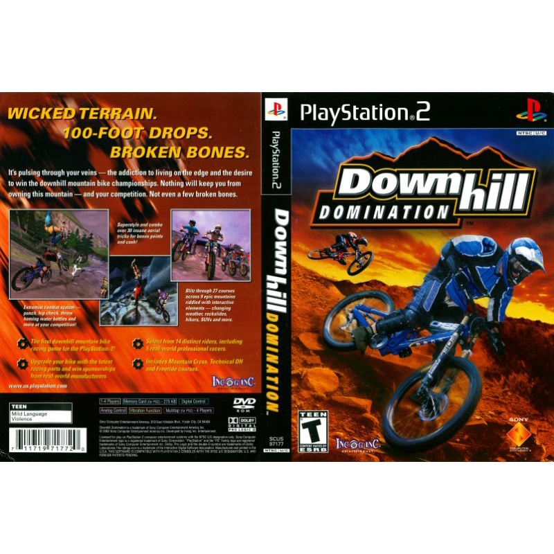 Kaset Ps2 Downhill Domination