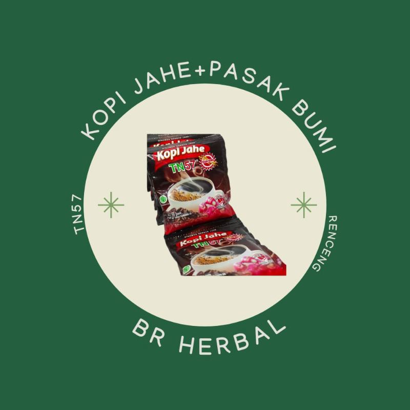 

Kopi Penambah Stamina Pria - Minuman Serbuk Kopi Jahe Plus Pasak Bumi TN57 Renceng isi 10 Sachet