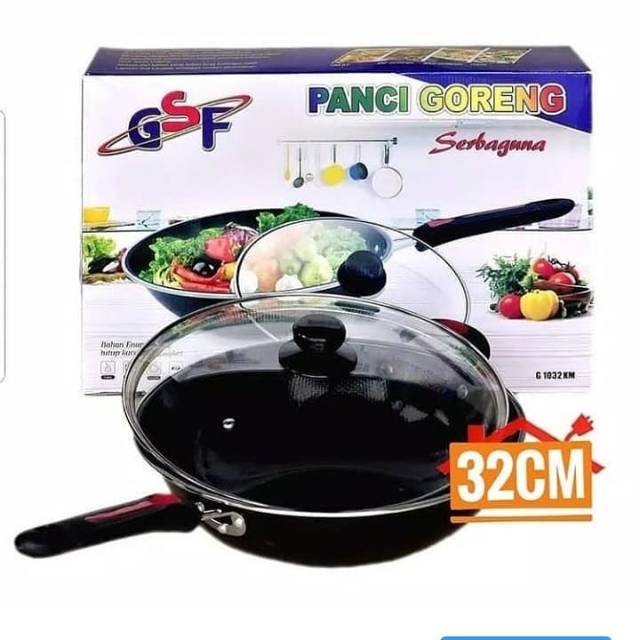 PANCI GORENG SERBAGUNA - PANCI PENGGORENGAN - WOK PAN 32CM SERBAGUNA