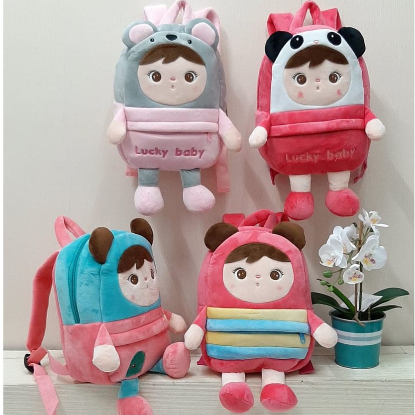 Ransel Anak paud/ransel kaki tangan M me too/ransel boneka/Kado Tas Anak/Ransel Karakter