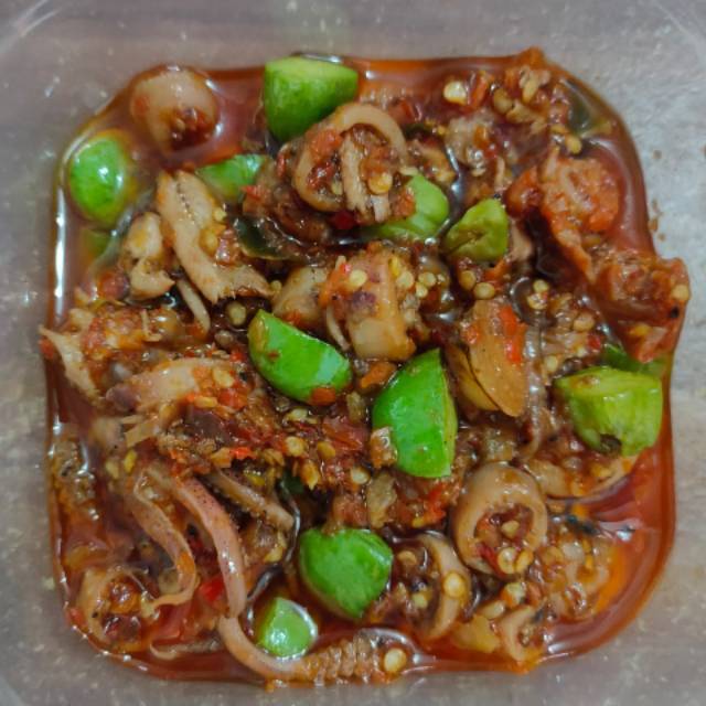 

Cumi sambal mercon