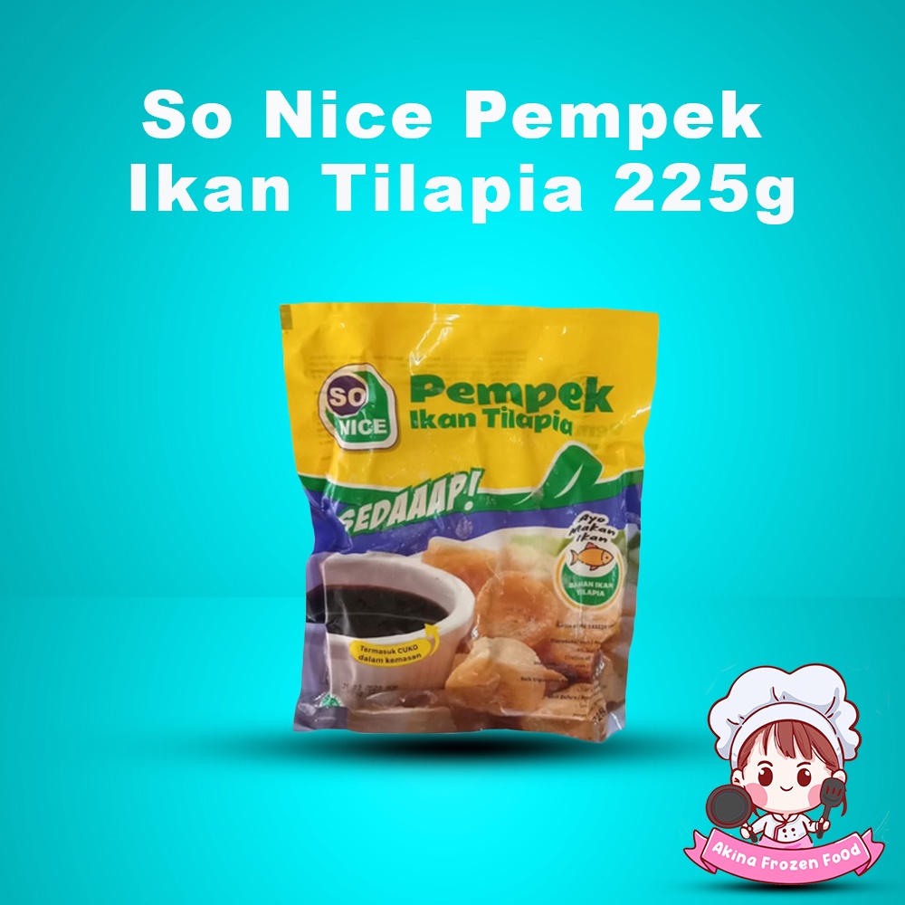 

So Nice Pempek Ikan Tilapia 225g Frozen Food Bogor