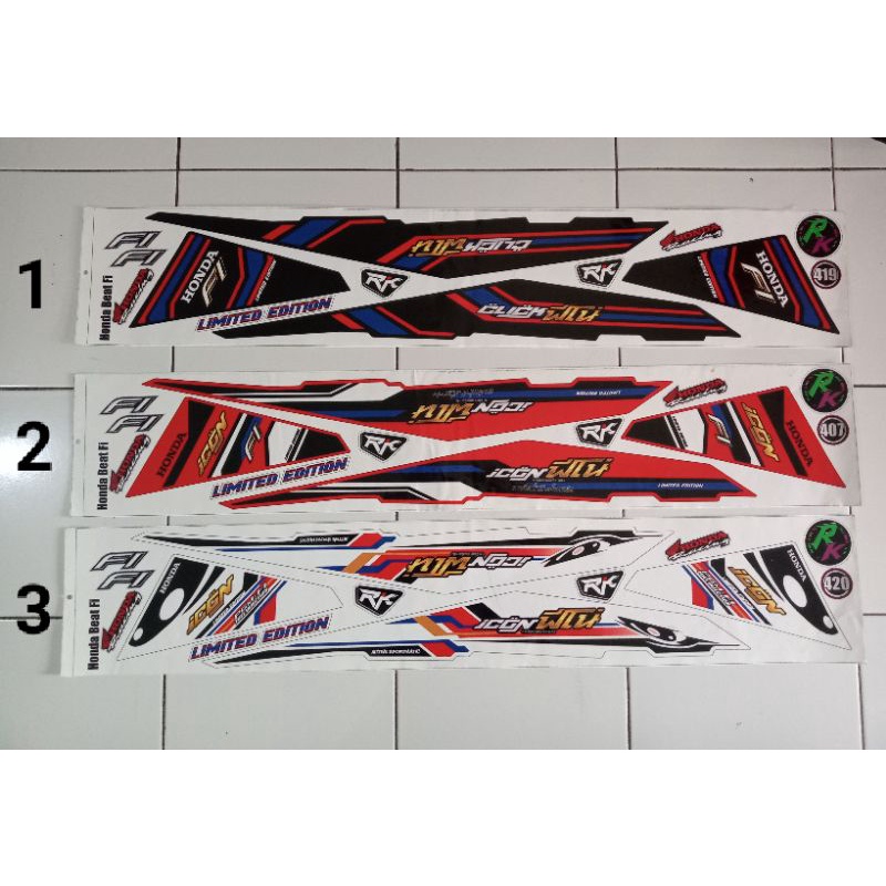 Striping Decal variasi beat fi icon Thailand 2013/2014/2015