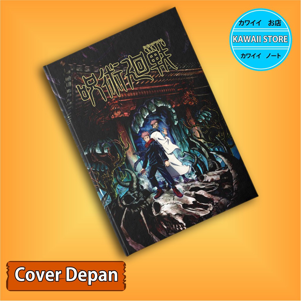 

Notebook / Pocket book Hard Cover Anime Jujutsu Kaisen DOMAIN uk A5 & A6 / Notes Book