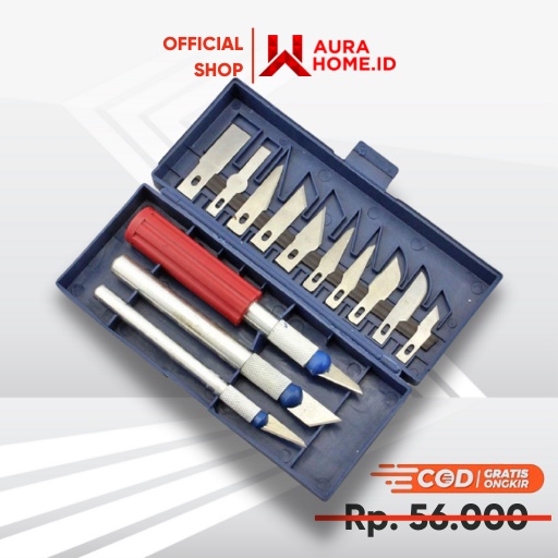 

Set Pisau Ukir Seni 13 in 1 Crafting Knife 3 Handle / Pisau Ukir Ukiran Pahat Hias Garnis Garnish Sayur Buah Mawar Kayu Karet Sterofom Tumpeng Seni Tanah Liat Wayang Tajam Stainless Steel Set / Pisau Sayat Grafting Okulasi Bonsai Kelapa Kerajinan Tangan