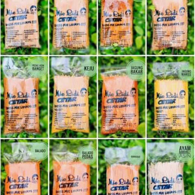 

Mie Lidi Cetar (free packing buble wrap/kardus) Terlariss