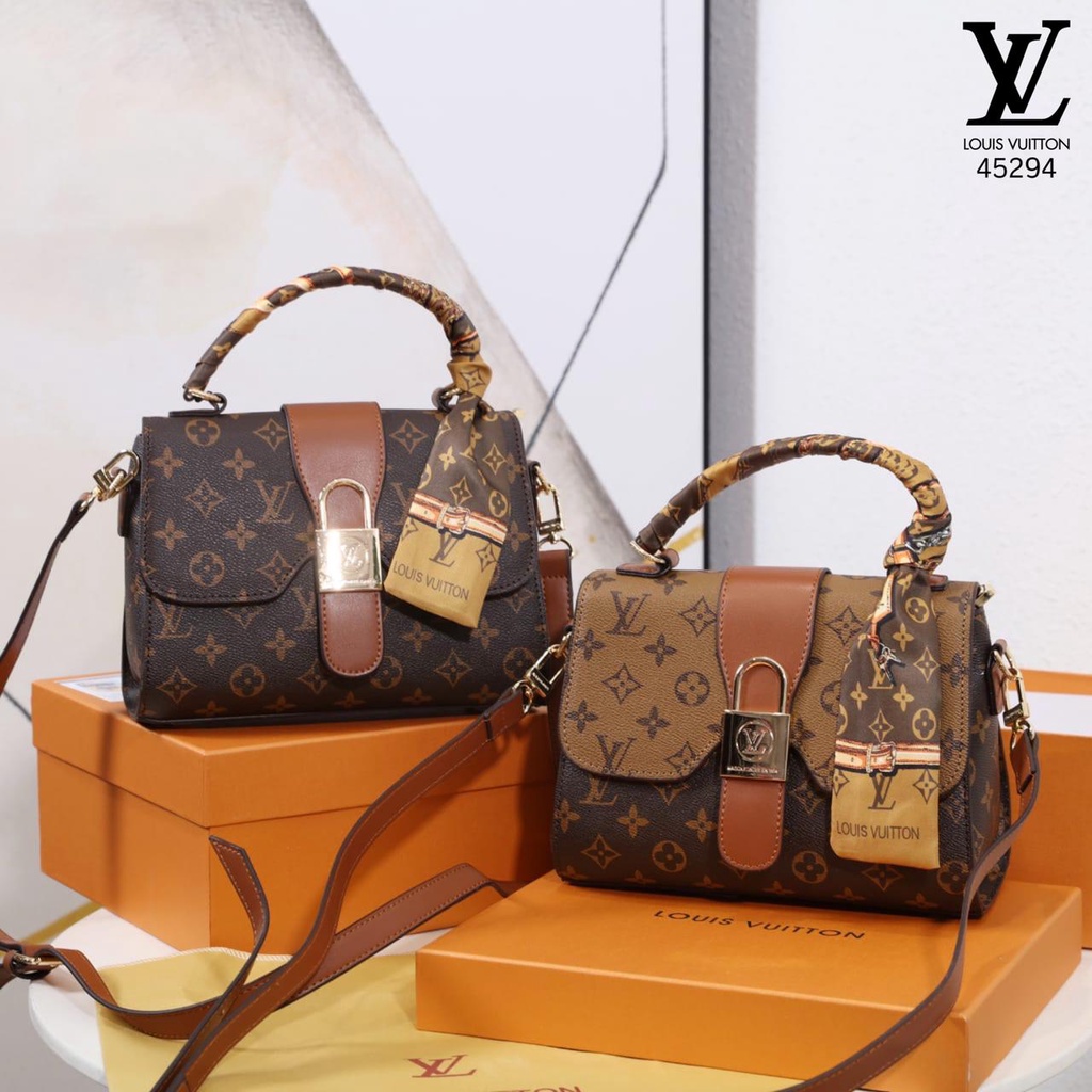 LV LOCKY BB With Scarf LV  #45294  ST