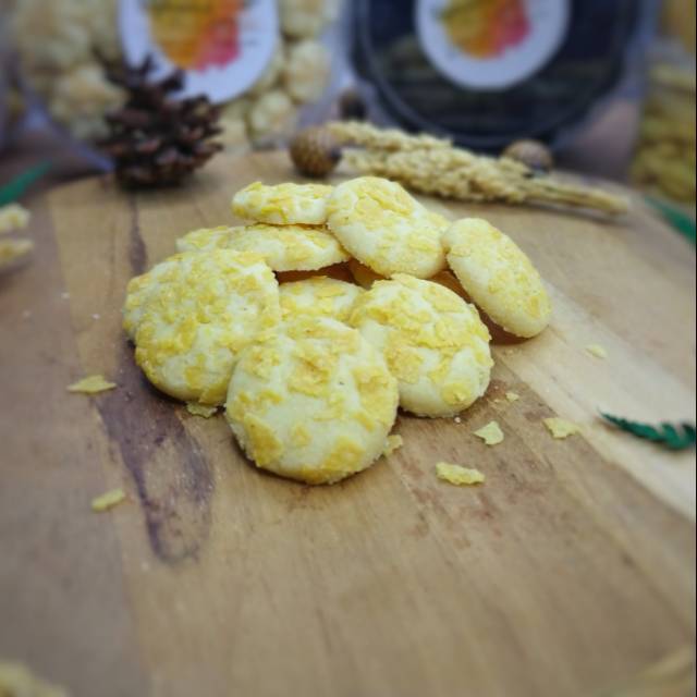 

Butter cookies cornflakes