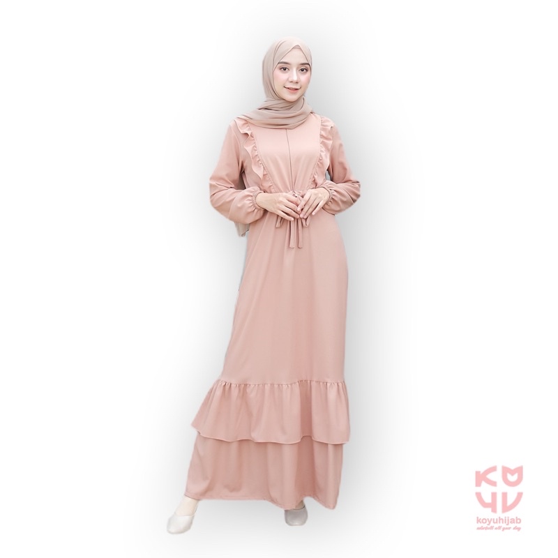 Koyu Hijab L.Zara Cela Dress