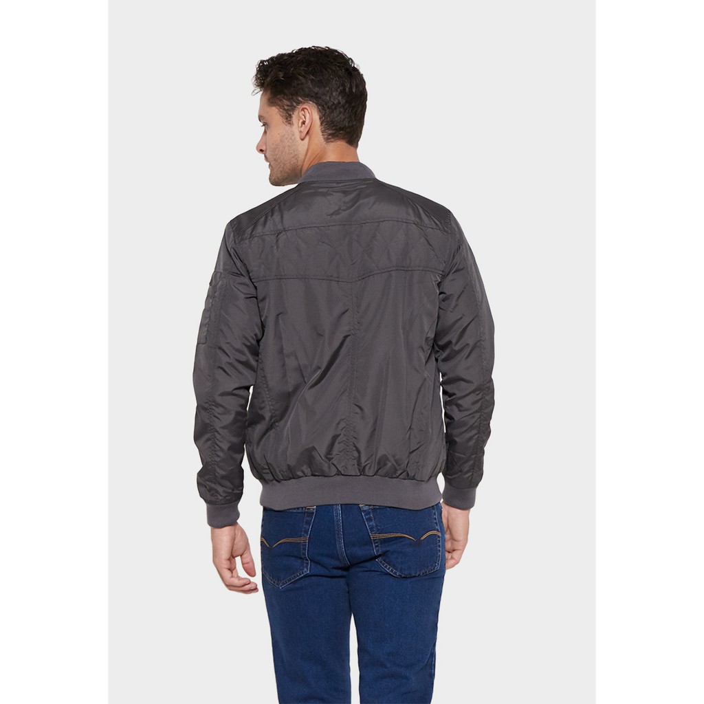 JBBoss Jaket Bomber (Grey) / Ramayana Jatinegara