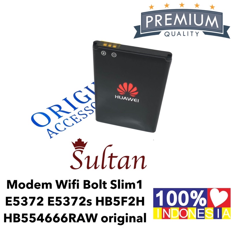 BOlt slim1 Baterai Modem Wifi Bolt Slim-1 E5372 E5372s Battery HB5F2H HB554666RAW Batre Battery