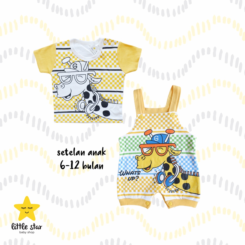 Setelan Celana Monyet Anak | Jumpsuit Bayi | Jumper Anak Cowok | Set Baju