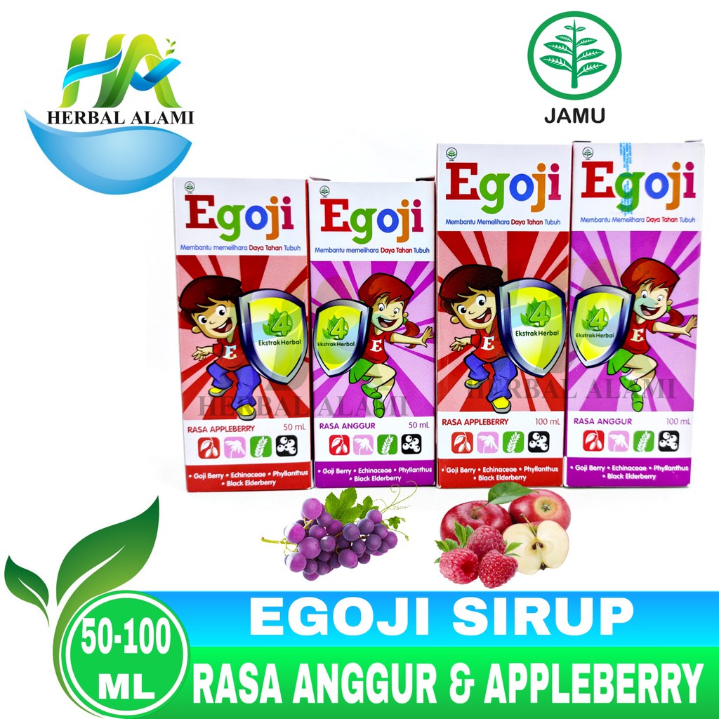 Egoji Syrup - Membantu Memelihara Daya Tahan Tubuh