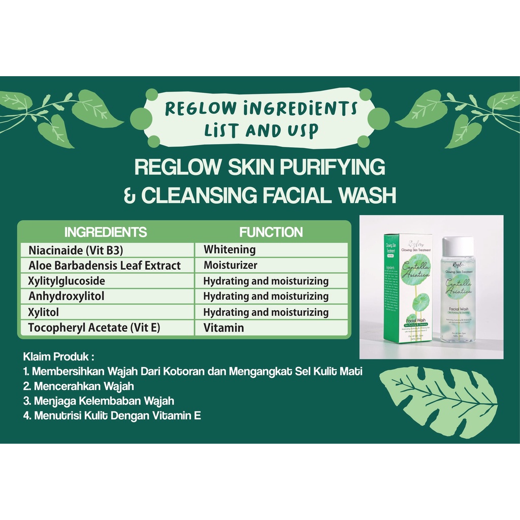 Paket Reglow Dr Sindy 2 Cream dan Facial Wash BPOM Mencerahkan Wajah