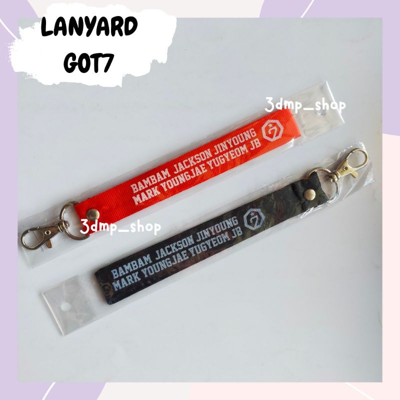 lanyard gantungan kunci keychain got7 kpop