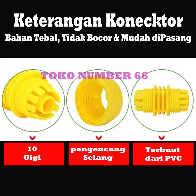 SAMBUNGAN SELANG AIR QUICK CONNECTOR SELANG LURUS 5/8 KE 5/8 INCH PERALATAN PERKBUNAN MURAH COD