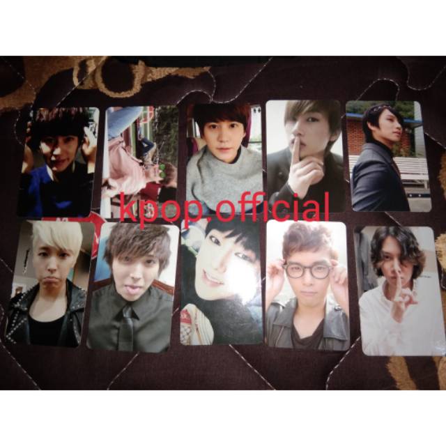 [ SALE ] SUPER JUNIOR OFFICIAL PHOTOCARD