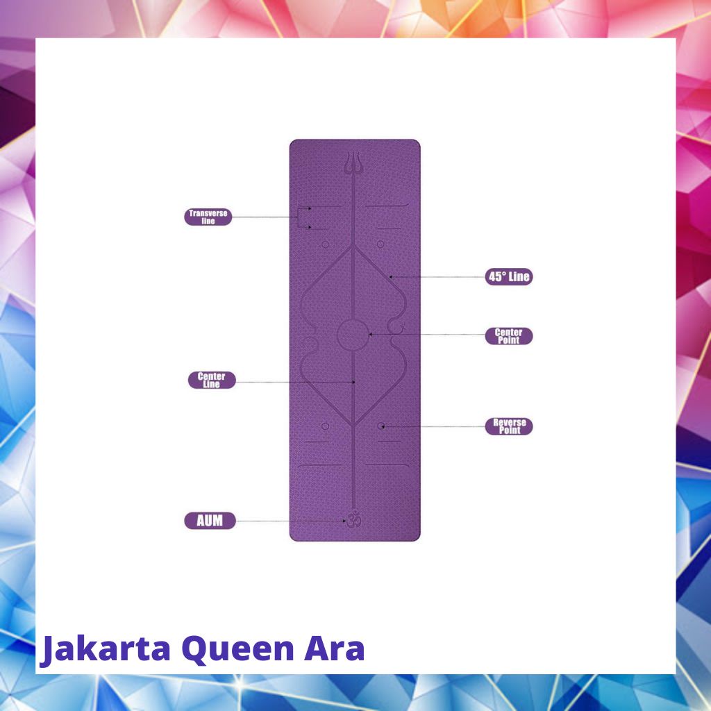 TaffSPORT Karpet Pilates Yoga Mat Anti Slip TPE 183 x 61 CM PROlite 6