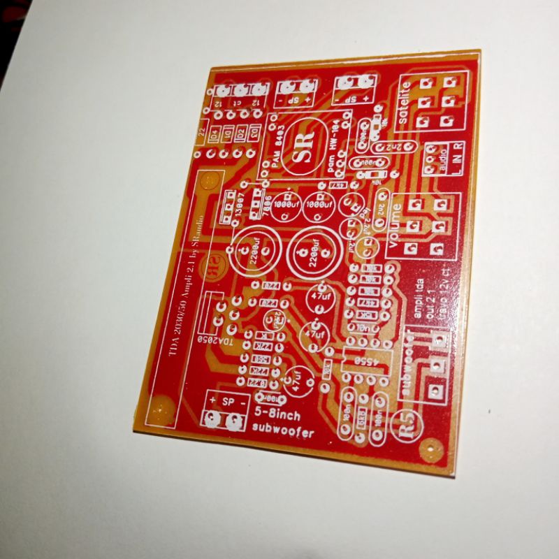 PCB amplifier mini 2.1 R5