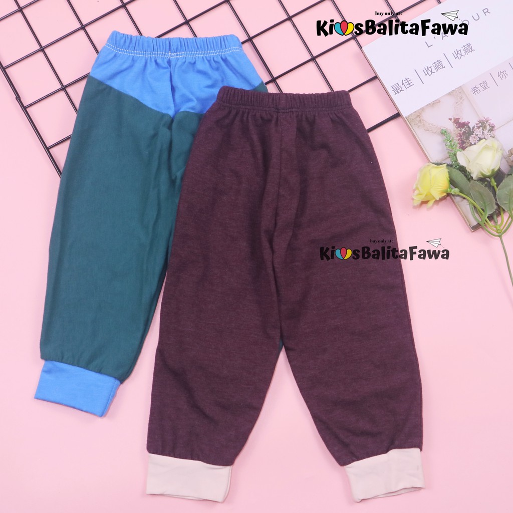 Semi Jogger Mulan Bayi - 2 tahun / Celana Panjang Polos  Branded Murah Anak Perempuan Main Import
