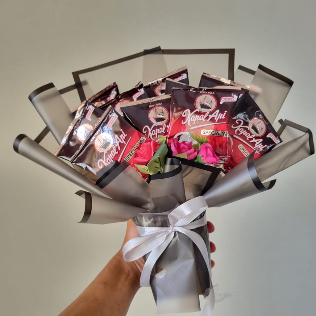 Buket Bouquet wisuda-acara besar-mahar boneka coklat snack bisa request