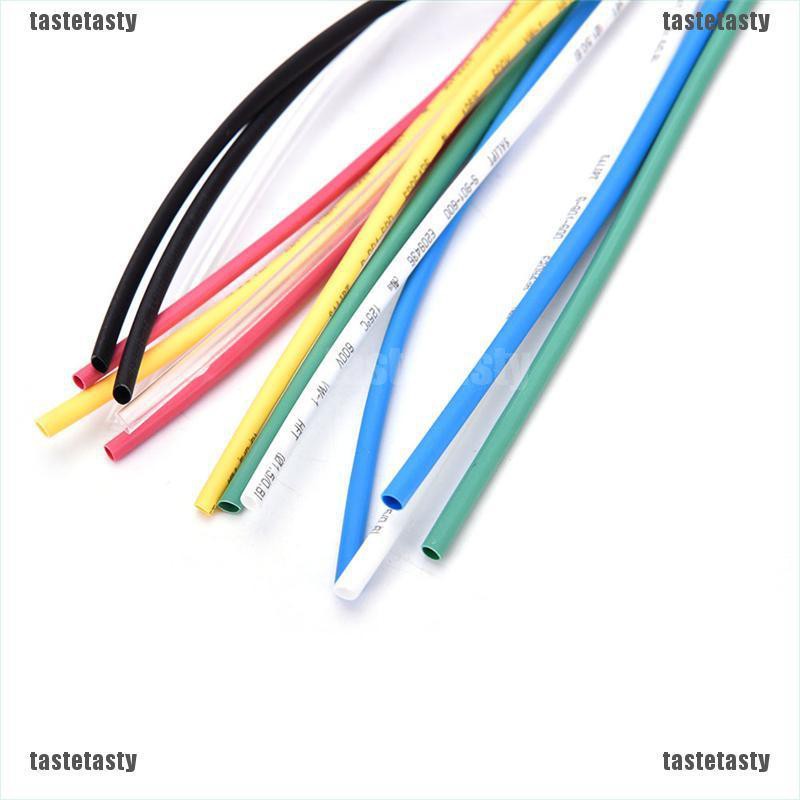 【TATY】8Size 70pcs Assortment 2:1 Heat Shrink Tubing Tube Sleeving Wrap Wire Cable