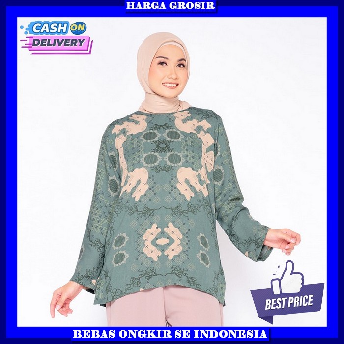 Buju Import Termurah Baju Kondangan Ibu2 Atasan Wanita Import Buju Kerja Terbaru Blus Casual Blouse 