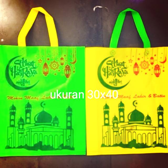 

Kantong tas lebaran /goody bag Selamat Idul Fitri cocok untuk parcel di hari fitri