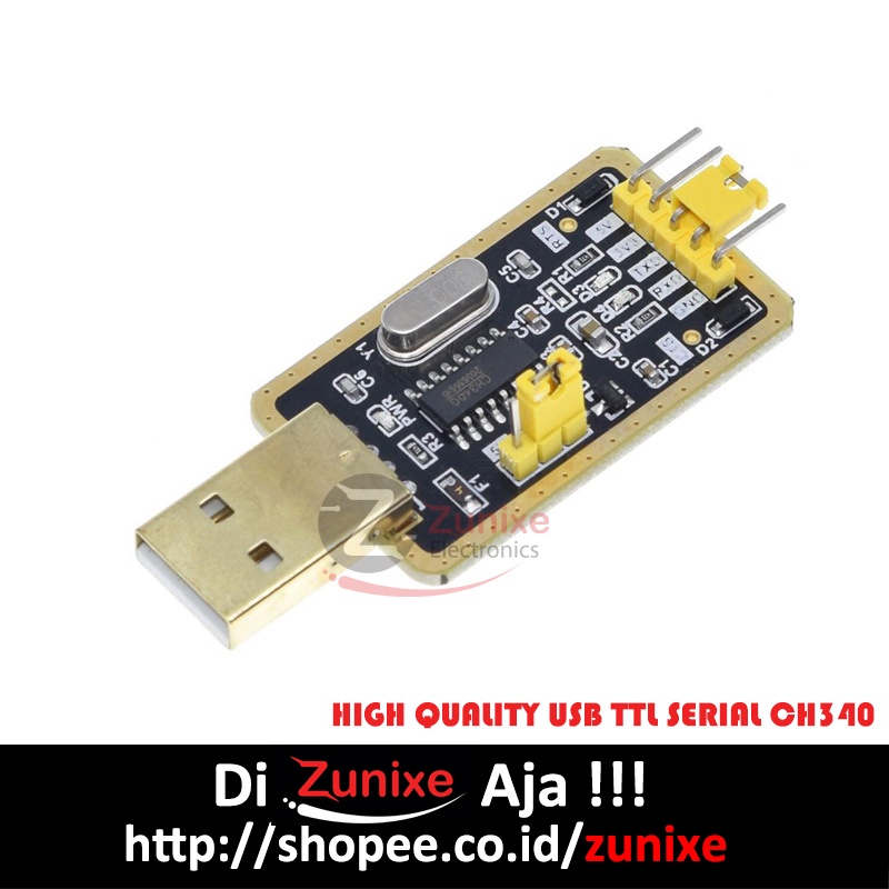 HIGH QUALITY USB TTL SERIAL CH340 GOLD PLATE WITH RESET &amp; CTS PIN