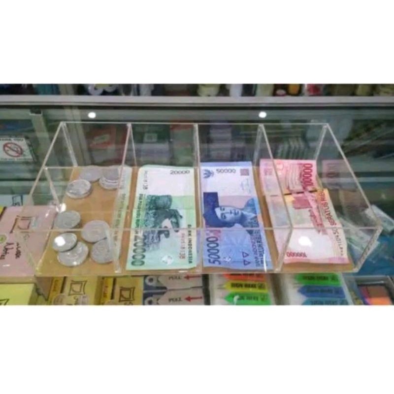 akrilik laci uang mini