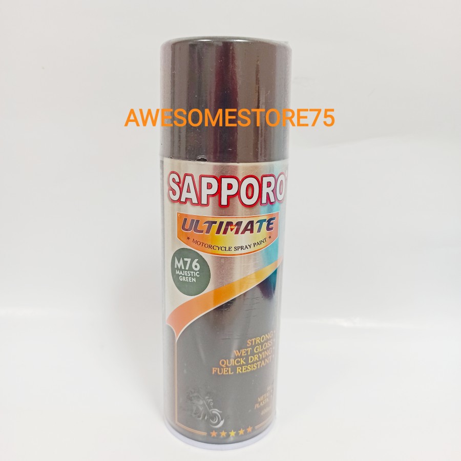 SAPPORO ULTIMATE M76 MAJESTIC GREEN Hijau Tua Cat Semprot Pilox Pylox