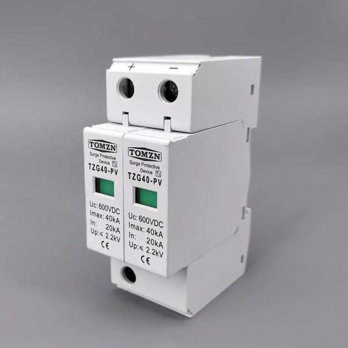 *pertukangan* SPD DC 600V 20KA ~ 40KA Surge Protector Arester Tegangan Rendah
