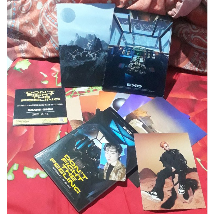 Album EXO DFTF Photobook 1 (Unsealed Full Album) - Photocard Xiumin Postcard Kai Poster Chanyeol