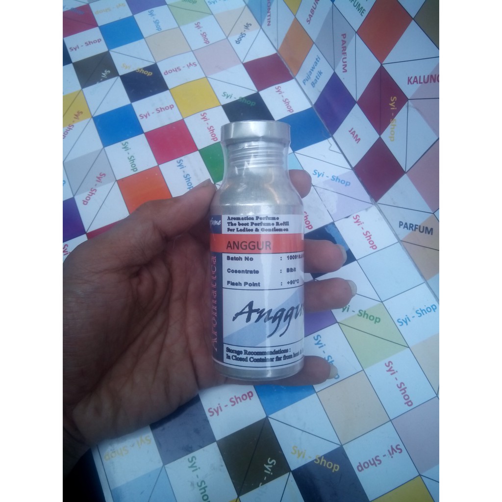 Bibit Parfum ANGGUR Non Alkohol 100ml SEGEL yang