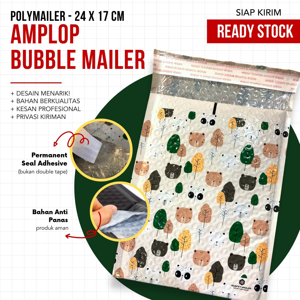 Amplop Bubble Mailer Polymailer Kualitas Tinggi (TERMURAH)