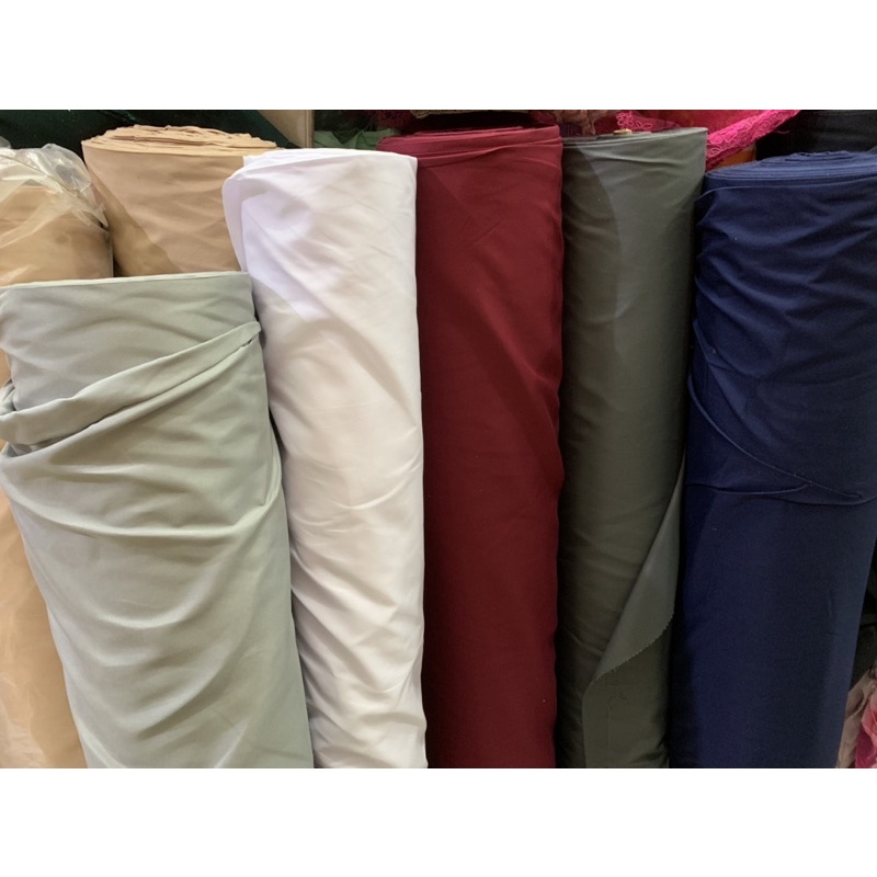 NEW Kain Sprei Polos Katun Poly Lebar 240cm