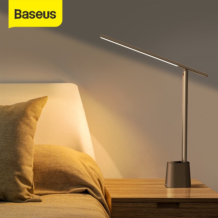 Baseus Lampu Meja Lampu Baca Lampu Belajar Lampu Tidur Lampu Sensor