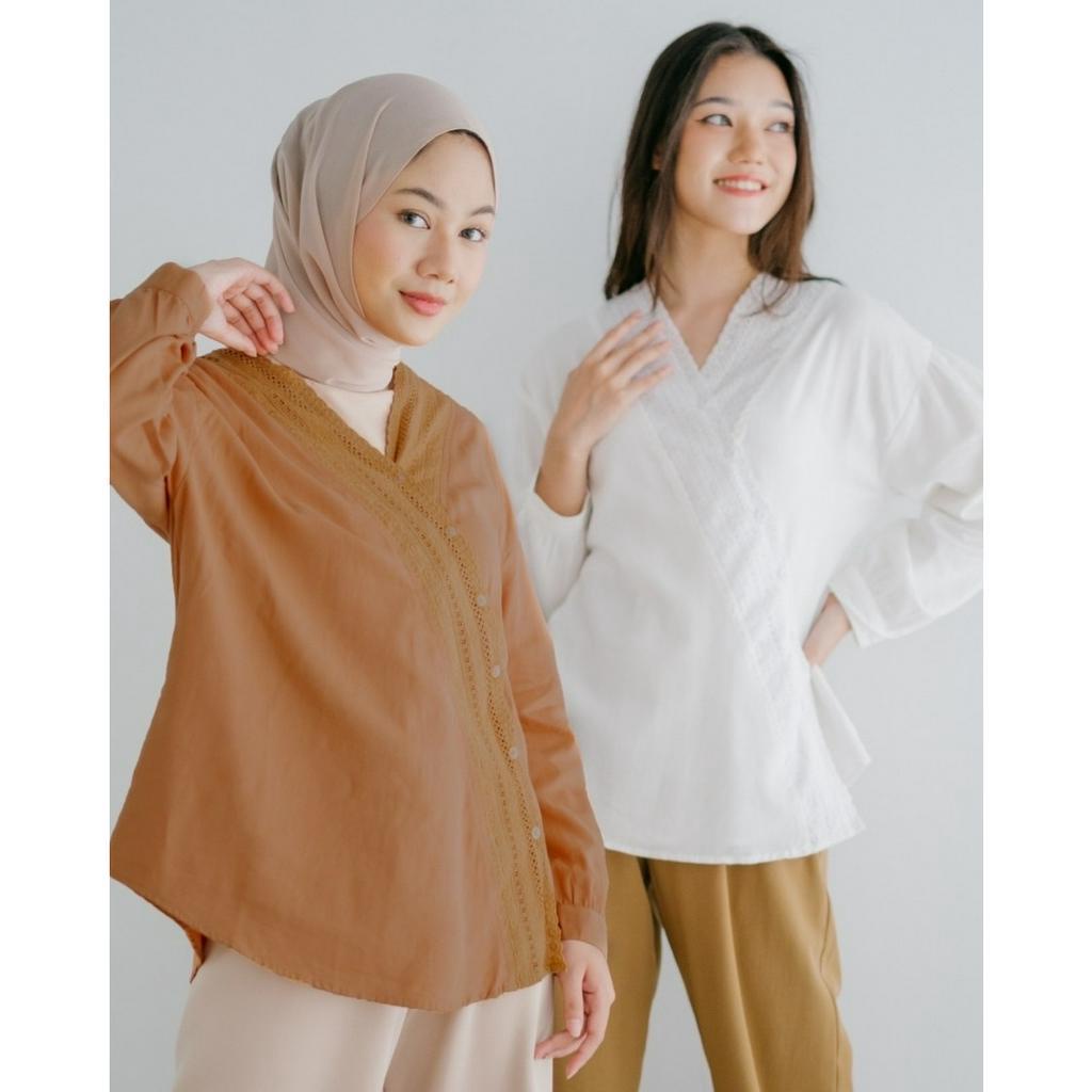 Myrubylicious PEDRA SHIRT KODE L055A | KEMEJA | KEMEJA WANITA | KEMEJA LENGAN PANJANG