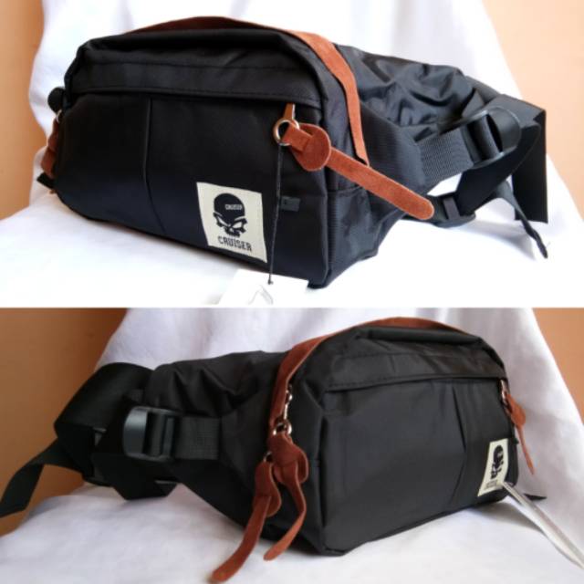 Tas pinggang import / Waist bag / cross body bag - skull - Cruiser