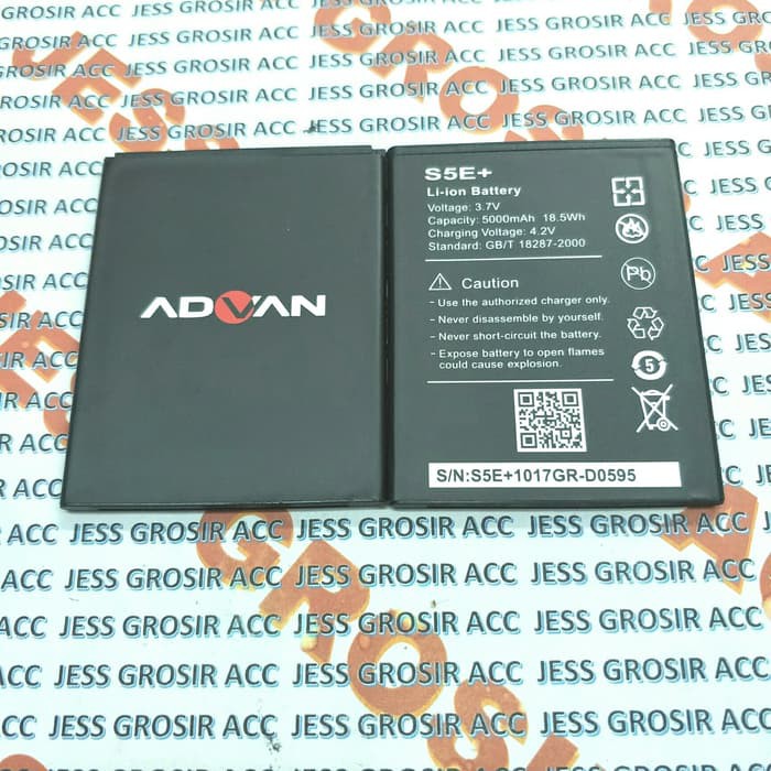 Baterai Battery Original Double Power ADVAN Vandroid S5E+ , S5E Plus