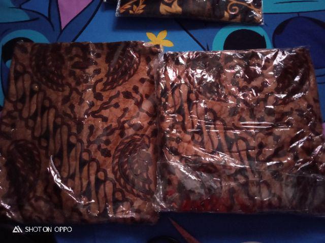 Cople Pria Wanita Gamis Batik Meisya Style // Batik Rampel // 2762 // Tunggal Terbaru