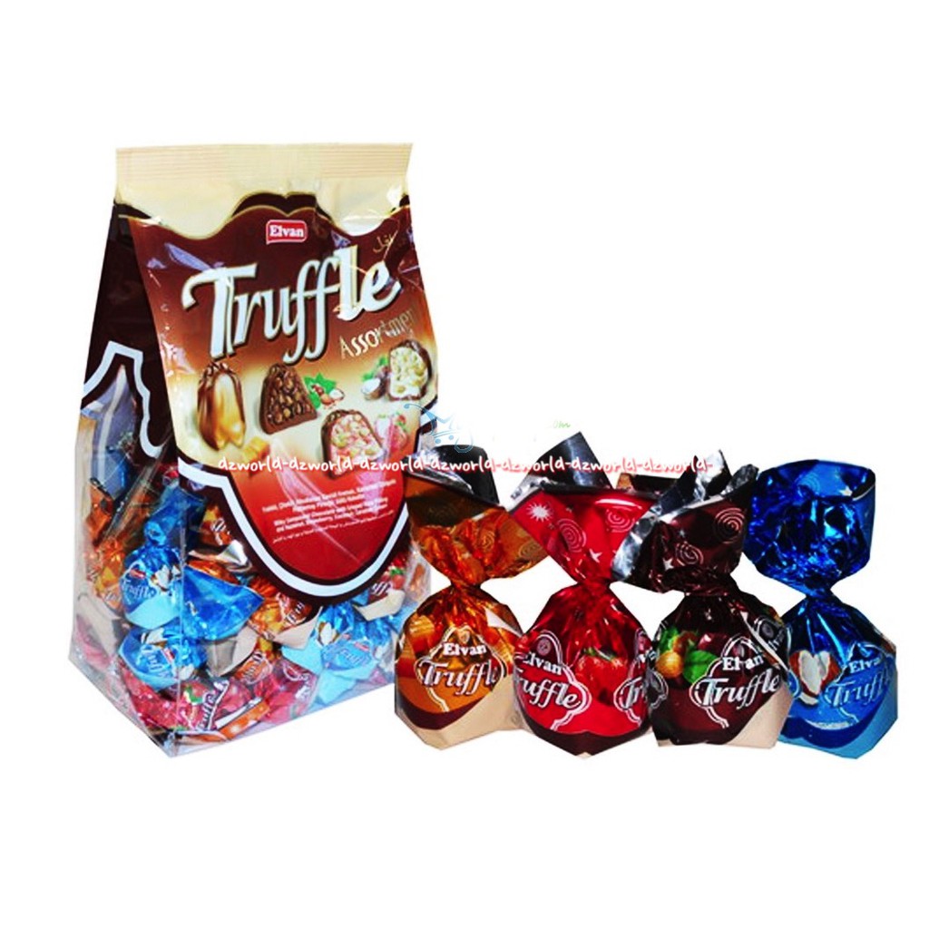 Elvan Truffle Assortment Chocolate Compound Chocolate With Crisped Rice 500gr