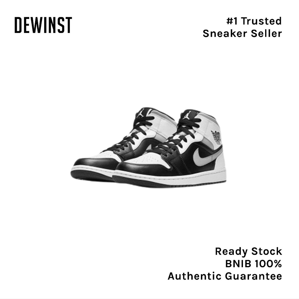 AIR JORDAN 1 MID ‘White Shadow’ BNIB RESMI ORIGINAL